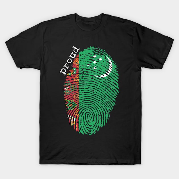 Turkmenistan flag T-Shirt by Shopx